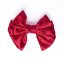 Satin hair bow RED small
