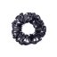 Satin scrunchie BLACK HEART - Size: M