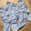 Satin hairbow WHITE