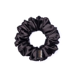 Satin scrunchie BLACK