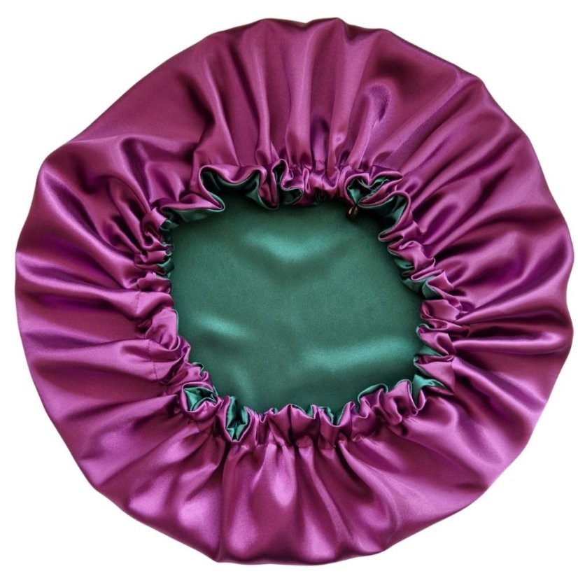 Satin bonnet Green Amethyst Dream