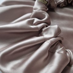 Satin bonnet LIGHT BROWN