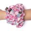 Satin scrunchie ICE FOREST