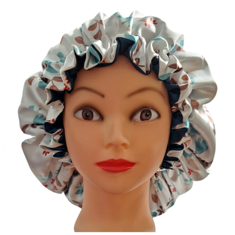 Satin bonnet extra large for curly and afro hair (XL)