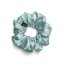 Satin hair scrunchie GREY BLUE - Size: XL