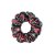 Saténová gumička  scrunchie VIANOČNÉ KÁRO