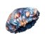 Satin bonnet Marble Floral - Size: M