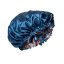 Satin bonnet Marble Floral - Size: M