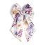 Satin hair bow FLOWERS VILMA
