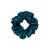 Satin hair scrunchie PETROLEUM