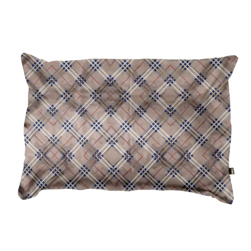 Satin pillowcase Brown Plaid