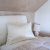 Satin pillowcase WHITE ECRU