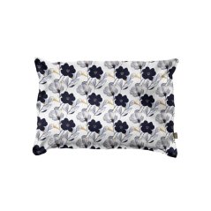 Satin pillowcase Black flower