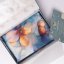 Satin scarf Marble Floral