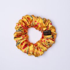 Saténová gumička JESEŇ scrunchie M