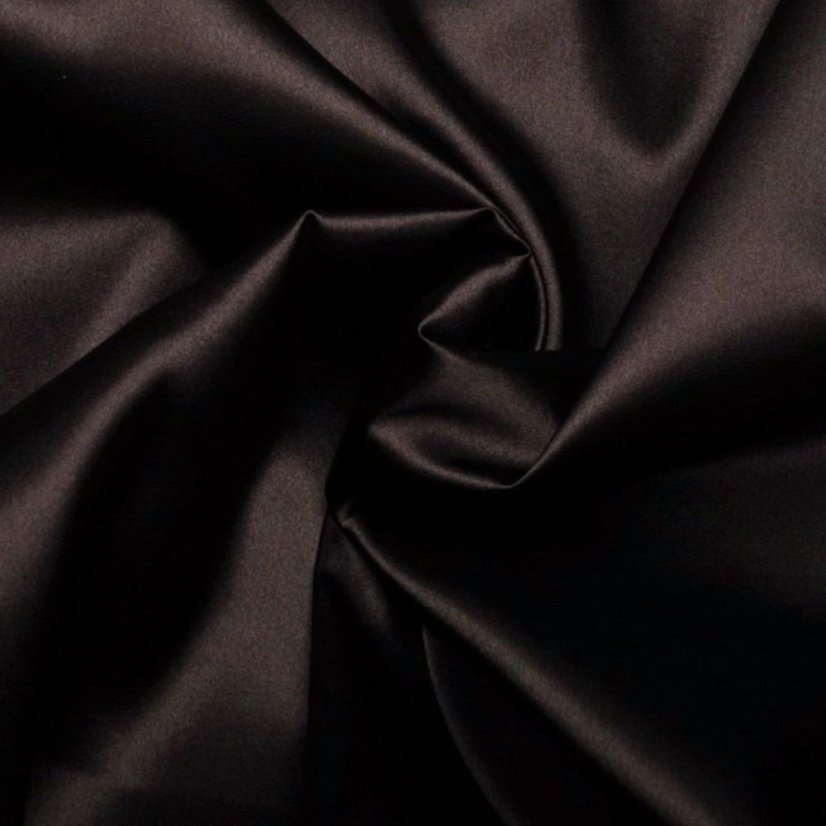 Satin pillowcase dark brown MOKA - Size: 50 x 70cm