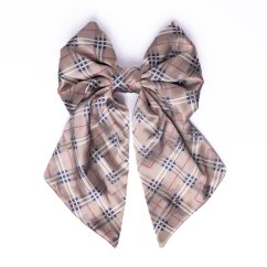 Mašľa do vlasov  hnedé KÁRO