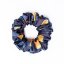 Satin hair scrunchie Golden Midnight Sun - Size: M