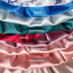 Satin sleep bonnet BLUE-GREYISH