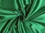 Satin hair scrunchie GREEN - Size: M