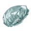 Satin sleep bonnet BLUE-GREYISH - Size: XL