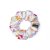 Satin scrunchie LEAVES