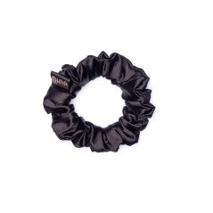 Satin scrunchie BLACK