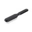 RECTANGULAR BRUSH WITH PLASTIC SPIKES - Colour: black