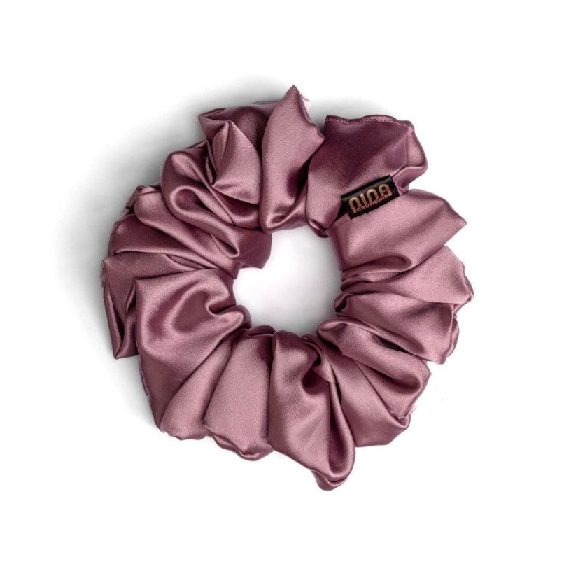 Satin scrunchie PASTEL PINK - Size: XL