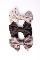 Saténová mašľa do vlasov HVIEZDA malá