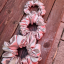 Satin scrunchie SILVER - Size: M