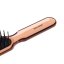 RECTANGULAR BRUSH WITH PLASTIC SPIKES - Colour: pink