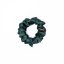 Satin hair scrunchie DARK GREEN - Size: S