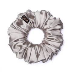 Satin scrunchie SILVER