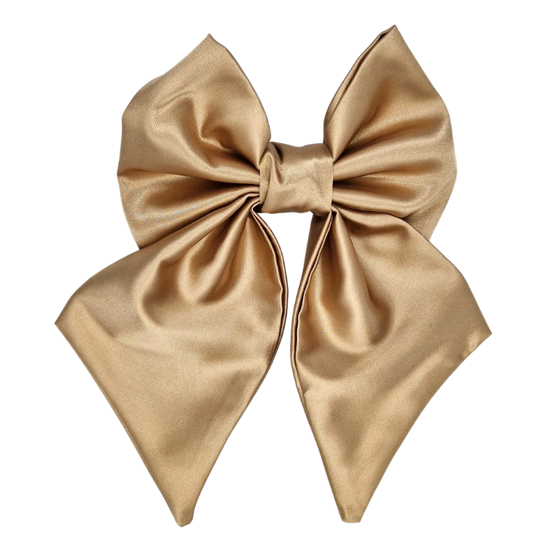 Satin hairbow GOLD