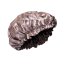 Satin bonnet Brown Plaid - Size: M