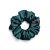 Satin hair scrunchie EMERALD