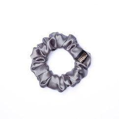 Satin hair scrunchie GREY