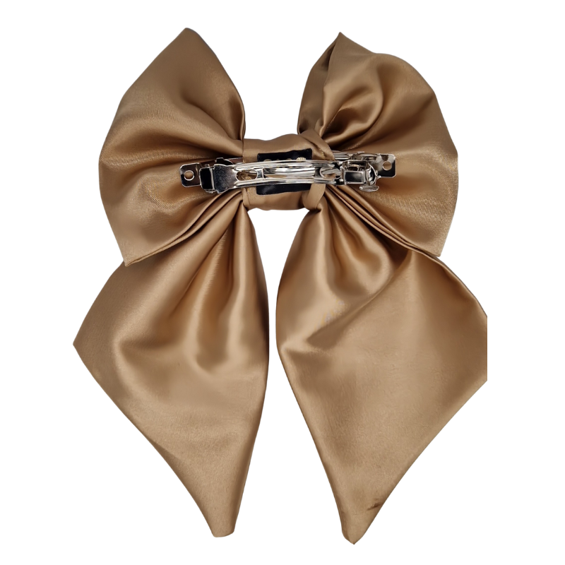 Satin hairbow GOLD