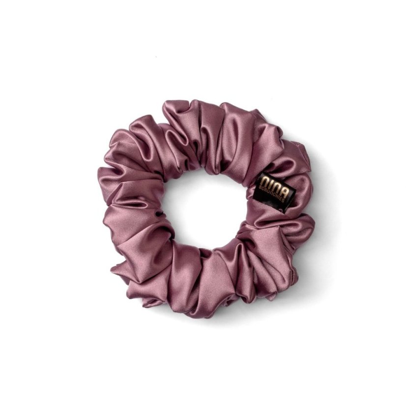 Satin scrunchie PASTEL PINK - Size: XL