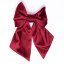 Satin hair bow BURGUNDY