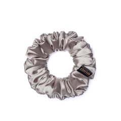 Satin scrunchie SILVER
