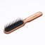 RECTANGULAR BRUSH WITH PLASTIC SPIKES - Colour: pink
