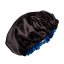 Satin bonnet BLACK - Size: XL