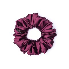 Satin scrunchie DARK BURGUNDY