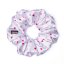 Satin hair scrunchie HEART - Size: M
