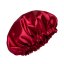Satin bonnet BURGUNDY - Size: M