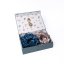 Satin hair scrunchie Brown Plaid - Size: XL