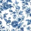 Satin sleep bonnet BLUE FLOWERS