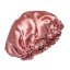 Satin bonnet RUDDY PINK - Size: M